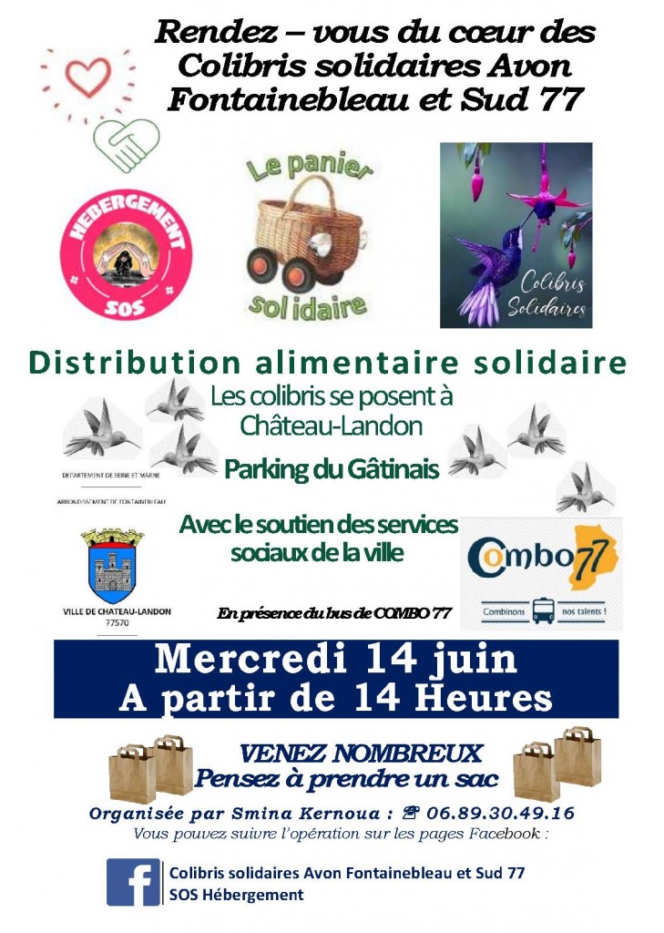 Distribution alimentaire Château Landon 14 juin 2023 V3